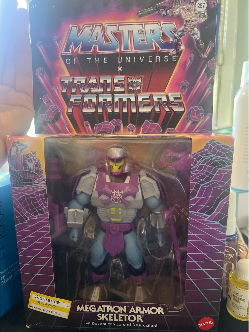 Mattel MOTU Origins x Transformers Megatron Armor Skeletor Action Figure NIB